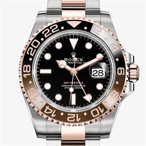 rolex gmt oyster steel and everose gold|rolex everose vs gmt.